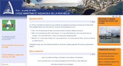 Desktop Screenshot of lycee-maritime-larochelle.com