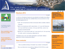 Tablet Screenshot of lycee-maritime-larochelle.com